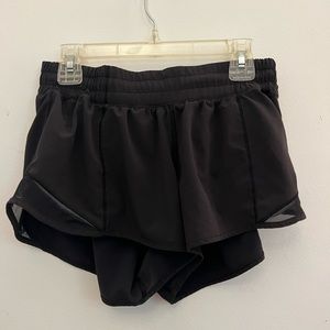 Womens Lululemon Hotty Hot Black Shorts Size 6